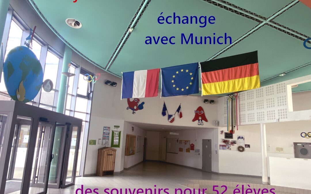 26 élèves de Munich chez nous